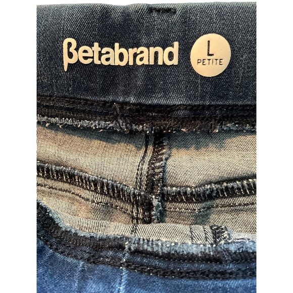 Betabrand Denim‎ Jeans Large Petite Yoga Style Pull On - Picture 2 of 9